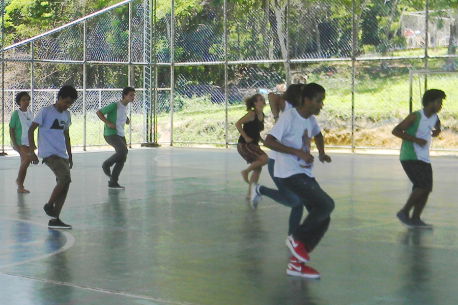 Oficina de dança de rua