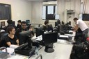 Estudantes participaram da competição Esquenta Maratona de programação, nos laboratórios de Informática do Campus Macaé.