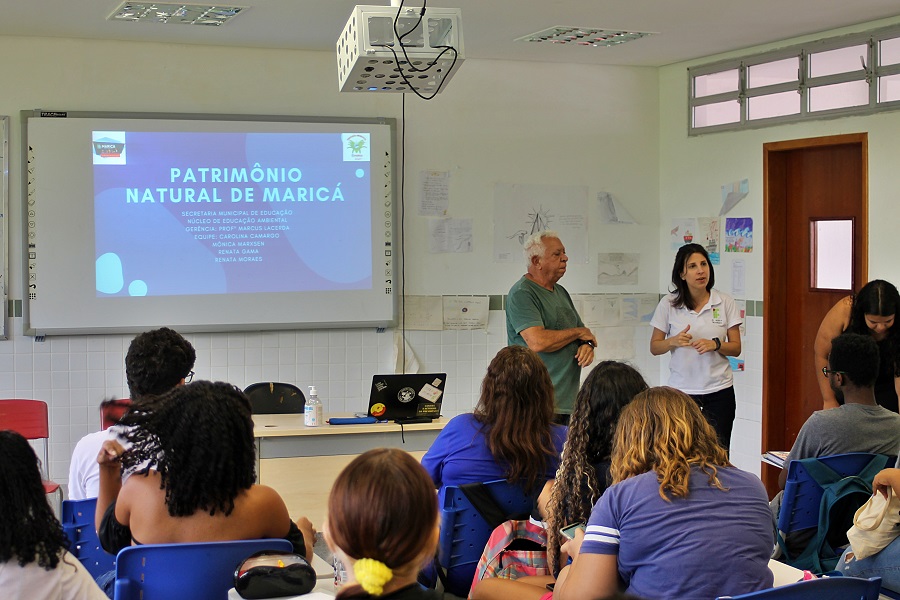 Palestra sobre Educação Ambiental no IFF Maricá