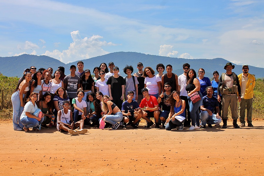 Visita de alunos do IFF à APA de Maricá