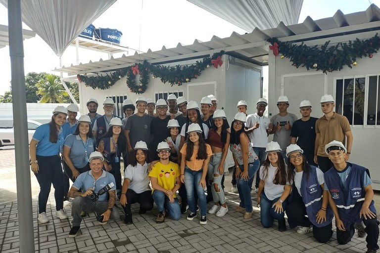 Visita técnica de alunos do IFF Maricá