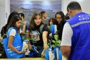 Os estudantes visitaram a Estação de Tratamento de Água do Laranjal, em São Gonçalo