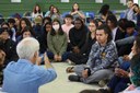 A roda de conversa abriu oficialmente o evento no campus