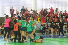 A equipe feminina de Maricá venceu o primeiro jogo contra o Campus Campos Centro