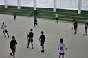 A primeira ação do projeto foi voltada a prática de handebol