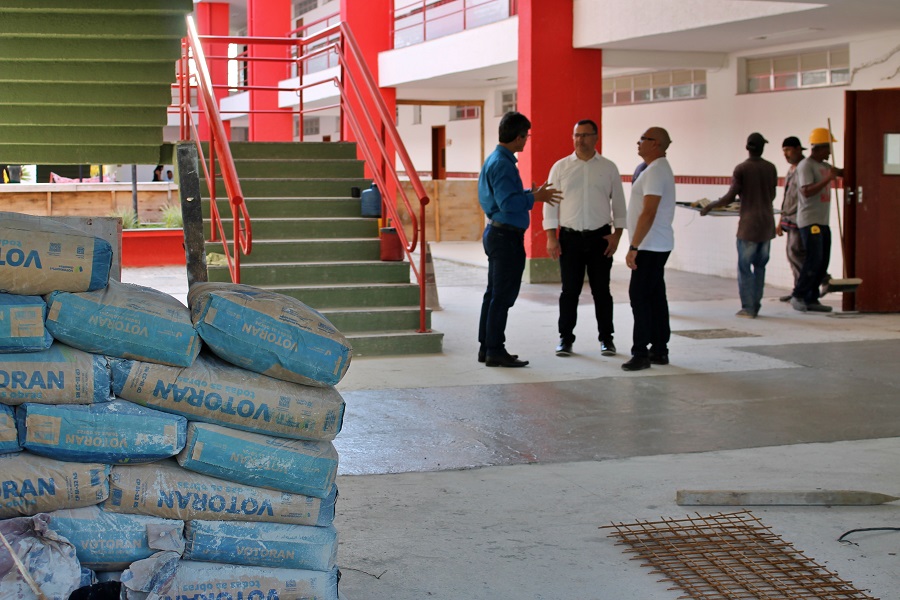 Obras no IFF Maricá