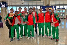 A equipe de basquete do IFF desembarcou nesta segunda-feira em Fortaleza