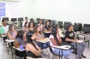 Alunos do Curso de Engenharia Ambiental durante as apresentações 