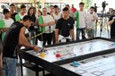 Equipes disputaram rounds de dois minutos e meio cada.