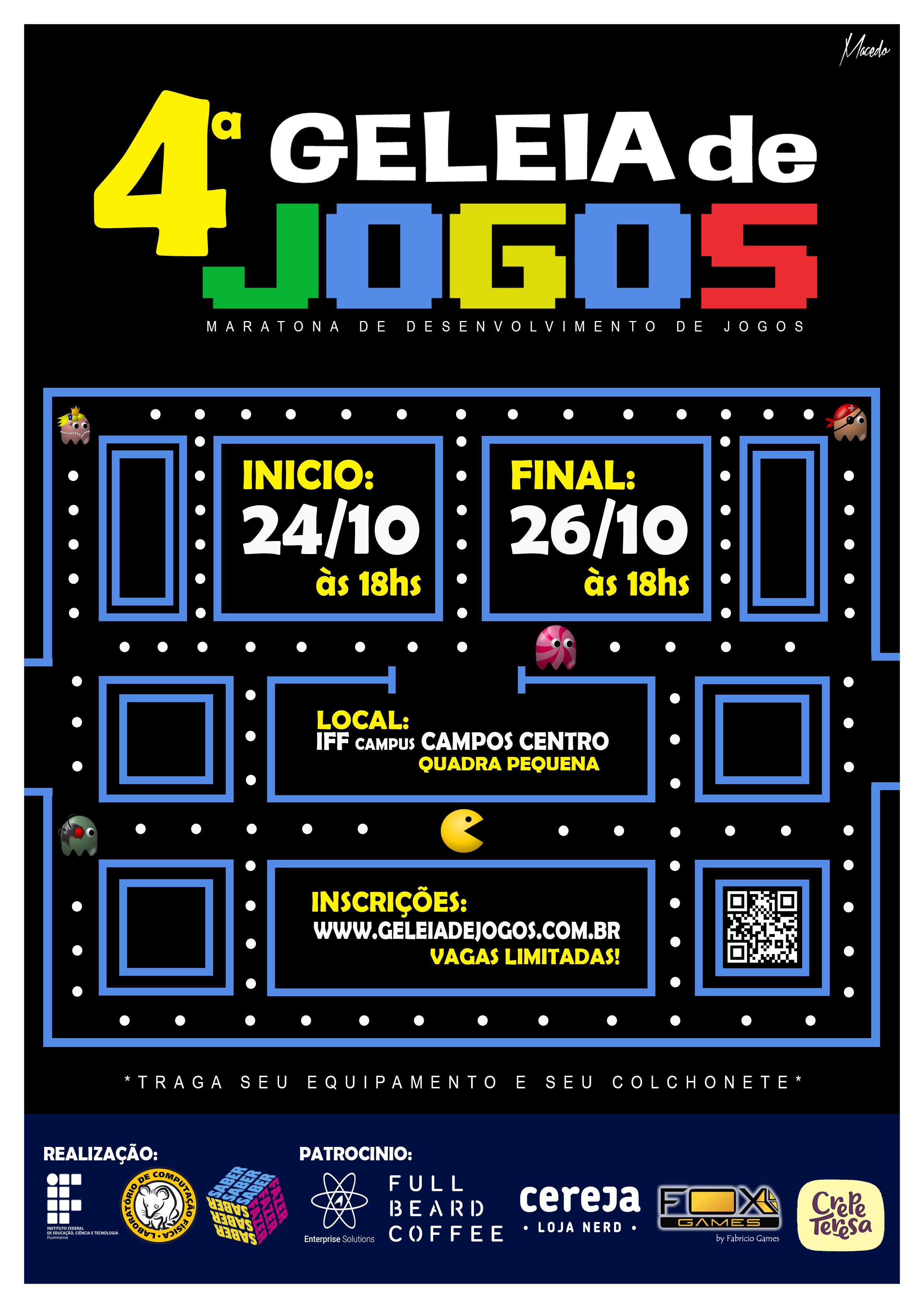 Cartaz 4.ª Geleia de Jogos