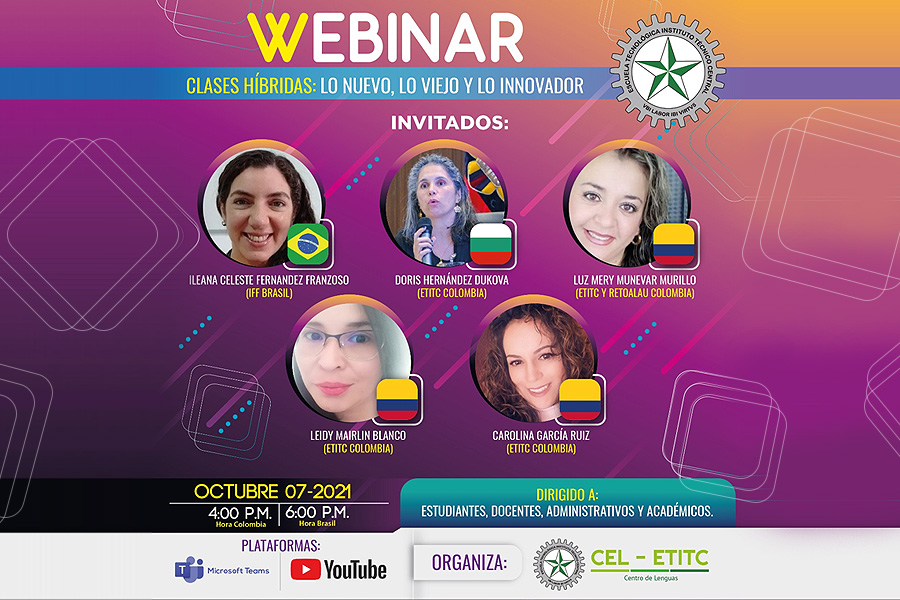  Webinar "Clases Híbridas: lo nuevo, lo viejo y lo innovador"