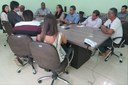 Na pauta da reunião, projetos e parcerias a serem desenvolvidos.