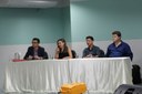 A Pró-reitora de Ensino e Aprendizagem do IFFluminense, Christiane Rodrigues, representou o Reitor no evento