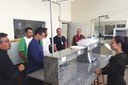 Visita a um dos laboratórios da Uerj.