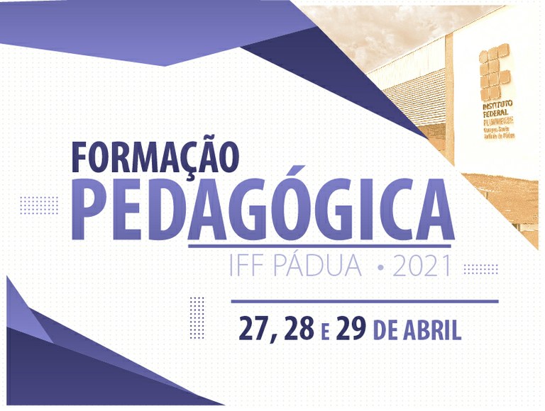 IFF Pádua promove evento sobre formação pedagógica aberto ao público nos dias 