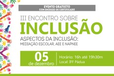 Aspectos da Inclusão Escolar: Mediação, AEE e NAPNEE