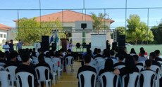 Alunos da primeira turma participaram do evento no campus (Foto: Campus Avançado São João da Barra).