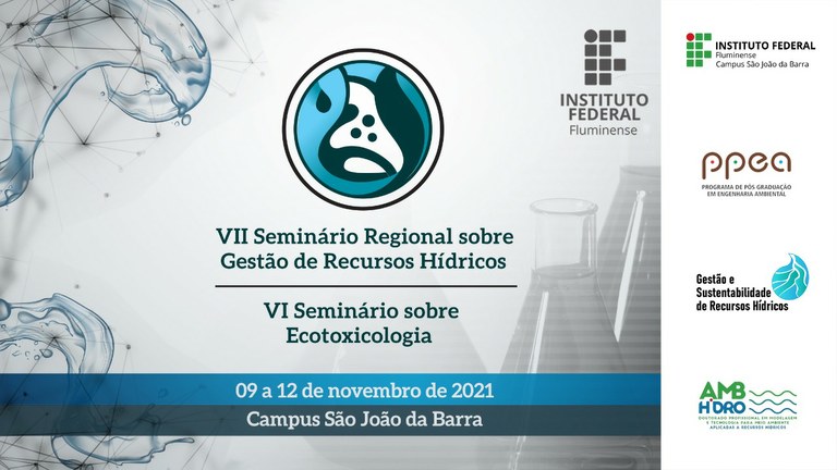 Seminários sobre Recursos Hídricos e Ecotoxicologia recebem inscrições de trabalhos acadêmicos