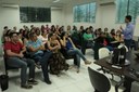 Encontro com servidores da Reitoria aconteceu no auditório.