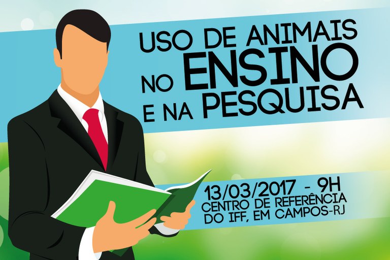 Comissão de Ética no Uso de Animais do IFFluminense promove palestra