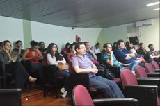 A palestra contou com a participação de alunos do Mestrado e da Pós-graduação 