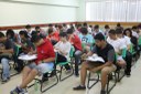 Candidatos realizando provas no Campus Campos Centro.