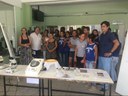 Reitor, Luiz Augusto Caldas, participa de palestra realizada com alunos do Centro Educacional Municipal do Sindicato dos Trabalhadores na Indústria do Açúcar de Campos dos Goytacazes. 