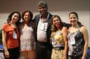 Equipe da Pró-reitoria de Pesquisa, Extensão e Inovação do IFFluminense. Da esquerda para a direita: Juliana, Denise, Vicente, Simone e Elaine.