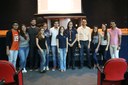 Da esquerda para a direita: Caio, Luiza, Uallas, Paula, Lais, Humberto, Milena, Maria Inês, Diego Santanna (diretor de pesquisa do campus), Mariana, Laís Xavier e Hugo.