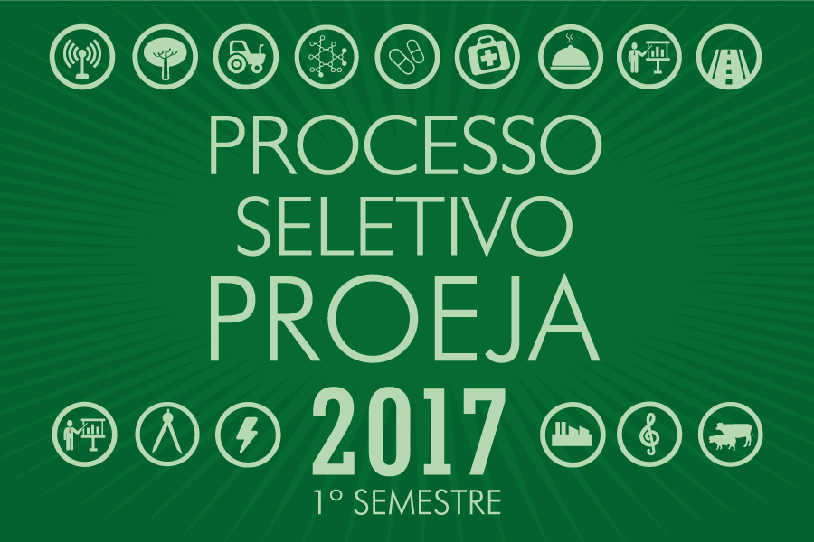 Prazo final para inscrição no Processo Seletivo Proeja 2017