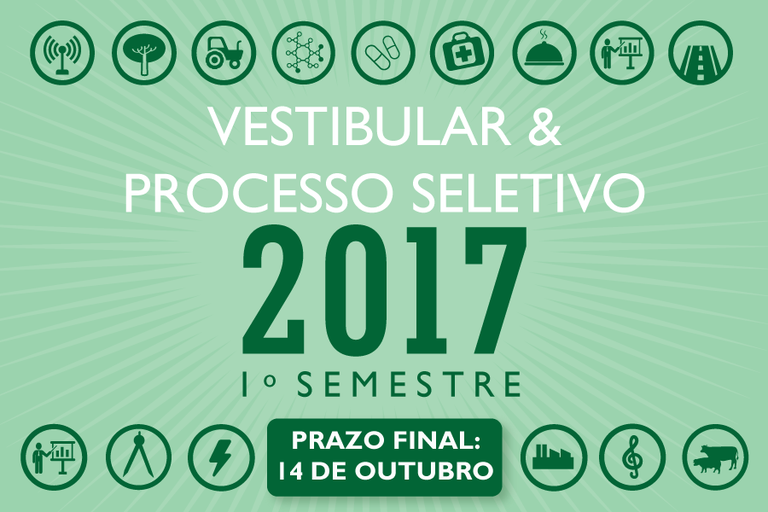 Seleções 2017 do IFFluminense: prazo final para inscrição