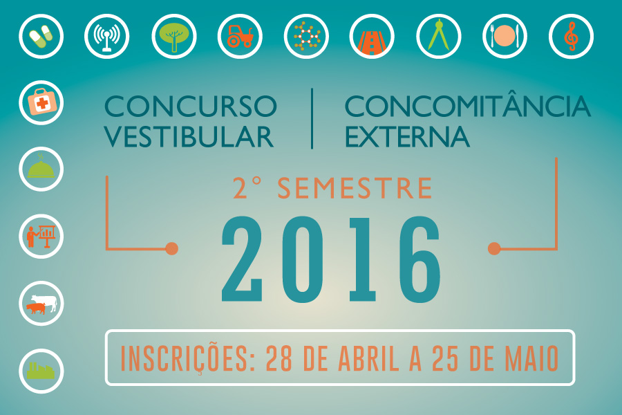 Banner Vestibular e Concomitância Externa 2º semestre/2016