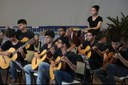 O evento foi aberto pela Orquestra de Violões do IFFluminense.