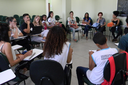 Jovens engajados na luta para defesa dos recursos hídricos.
 (Foto: Valdênia Lins)