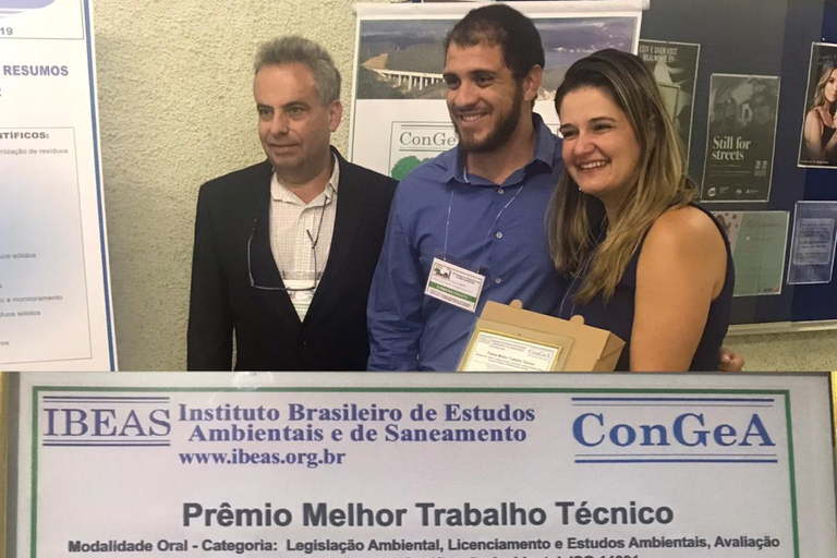 Trabalho premiado no Congea