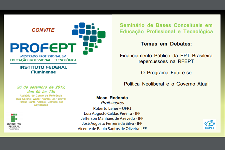 Convite Seminário ProfEPT
