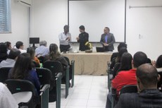 Aula inaugural do ProfEPT no miniauditório do Centro de Referência.