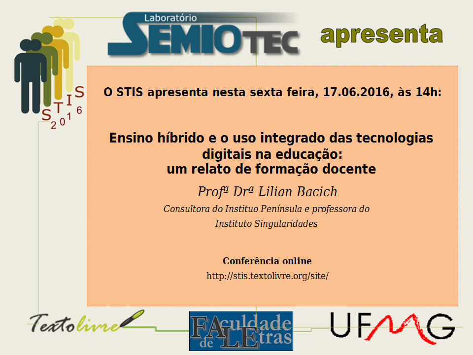  Conferência online sobre Ensino híbrido e o uso integrado das tecnologias digitais