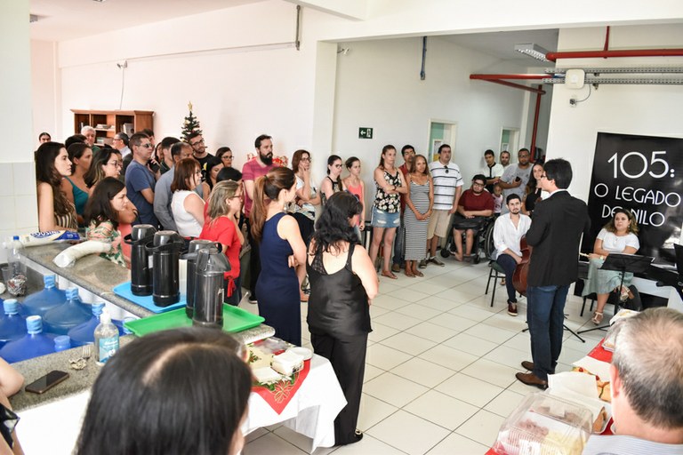 Confraternização de Natal na Reitoria / Foto: Mayhara Barcelos