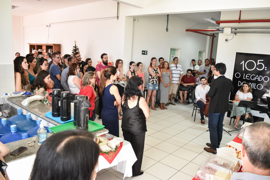 Confraternização de Natal na Reitoria / Foto: Mayhara Barcelos