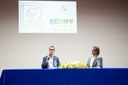 Palestra mediada pelo pró-reitor de Ensino, Carlos Arthur, com o convidado, Gustavo Henrique, pesquisador de carreira do Inep (Foto: Divulgação/IFF). 