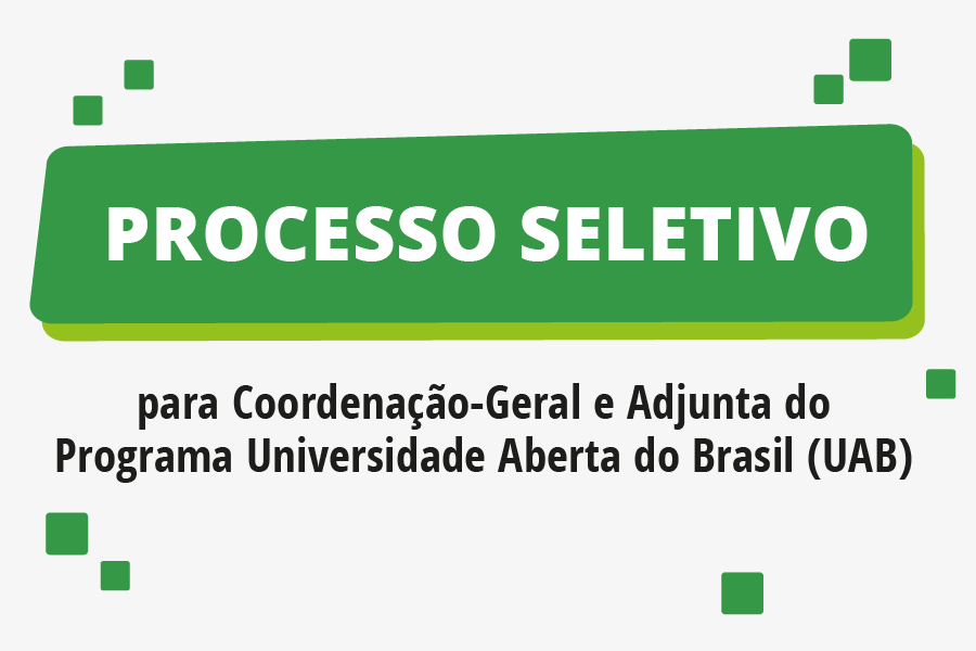 Abertas inscrições para Coordenação-geral e adjunta do Programa UAB