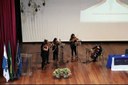 A cerimônia de abertura foi encerrada com um concerto da Camerata de Cordas do IFF Campos Guarus (Foto: Ascom Uenf).