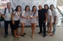 Equipe de natação feminina do IFFluminense.