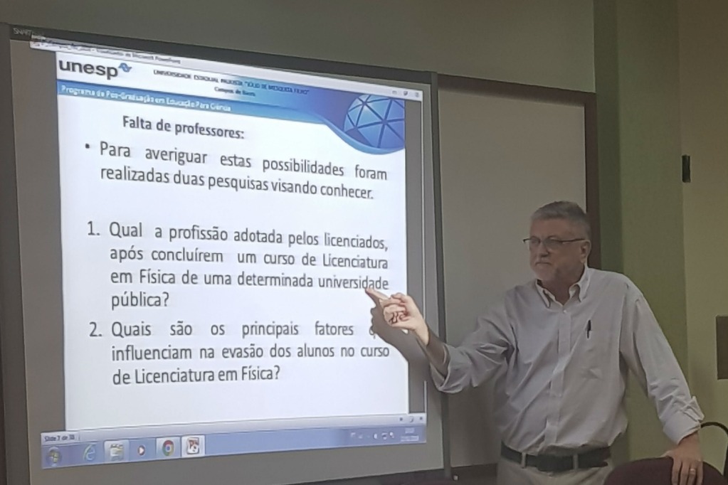 Aula Magna marca início de ano letivo do Mestrado em Ensino de Física