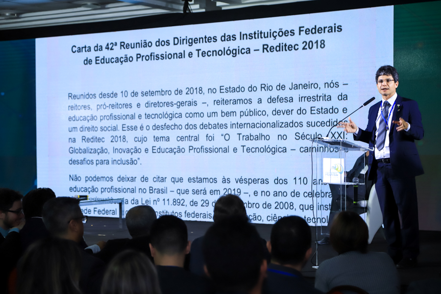 Carta da 42ª Reunião dos Dirigentes das Instituições Federais de Educação Profissional e Tecnológica