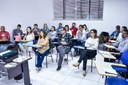 Servidores de diferentes campi participaram do curso ministrado pelo administrador e mestre em Gestão, Fernando Segalote.