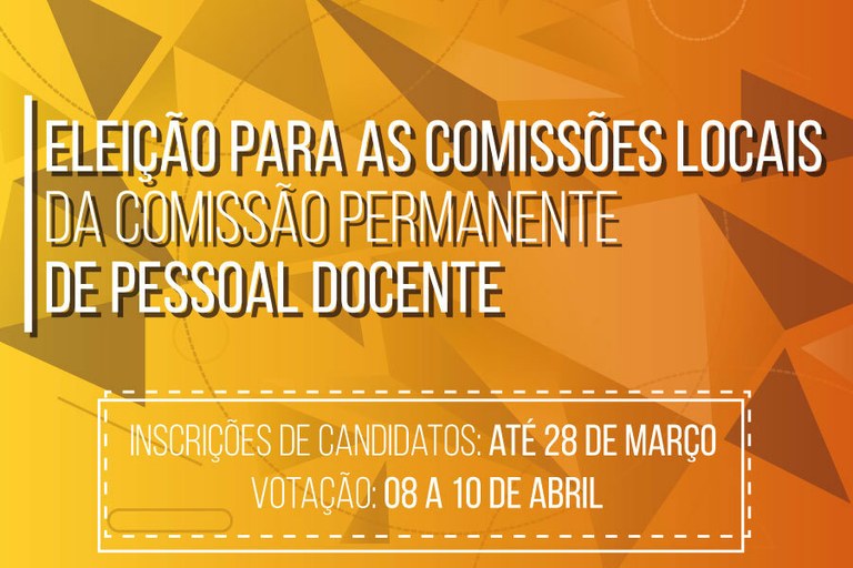 Eleição para Comissão Permanente de Pessoal Docente