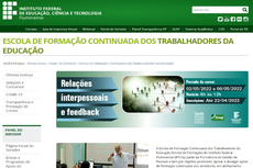 (Imagem: Reprodução site do IFF)