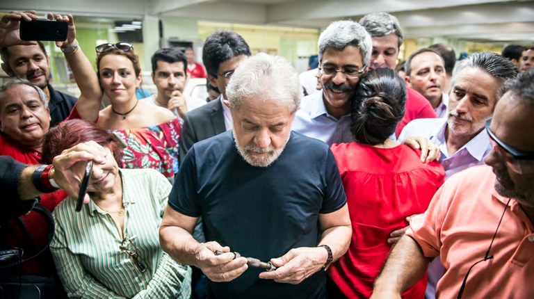 Ex-presidente Lula visita o Instituto Federal Fluminense